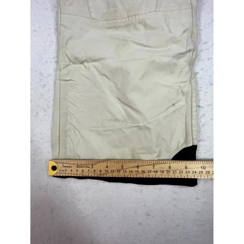 The North Face Hyvent Snowboarding Pants Mens Small‎ Beige Nylon Wide Leg Hiking